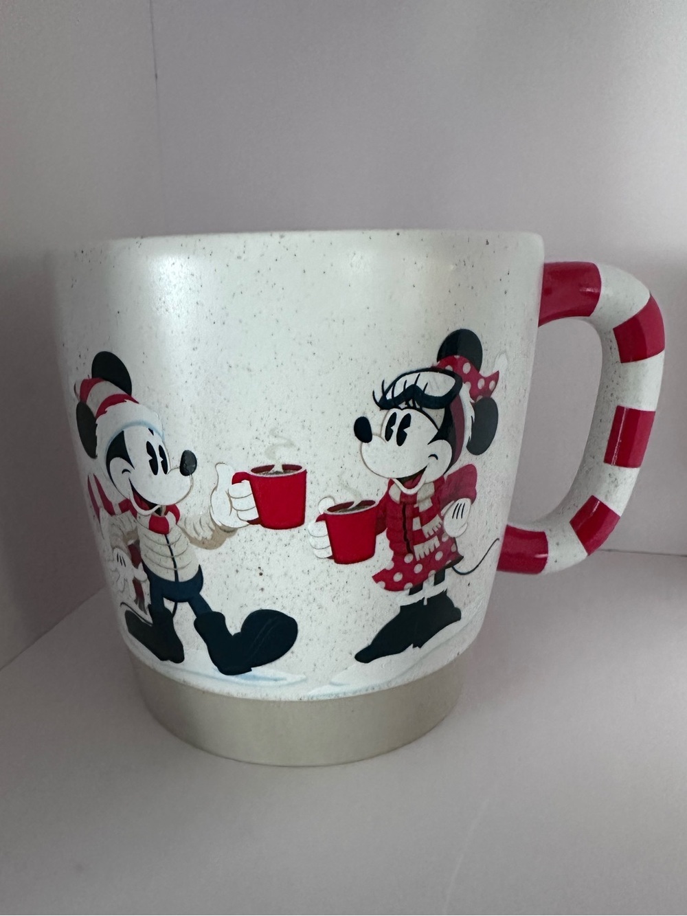 Disney Parks Holiday Mug with Pluto, Chip & Dale - Festive Red Handle